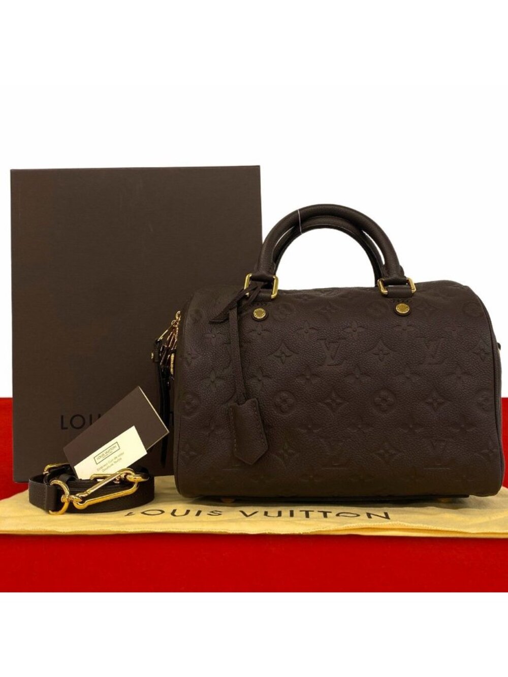 Louis Vuitton Speedy Bandouliere 25 Monogram Empreinte Leather 2-Way Shoulder